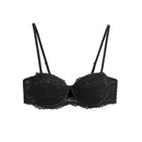 Lace half-cup breathable seamless bra