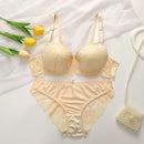Comfortable Gathering Adjustment Lace Underwear Set