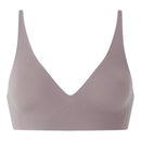 V-neck seamless rimless bra