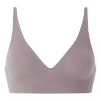 V-neck seamless rimless bra