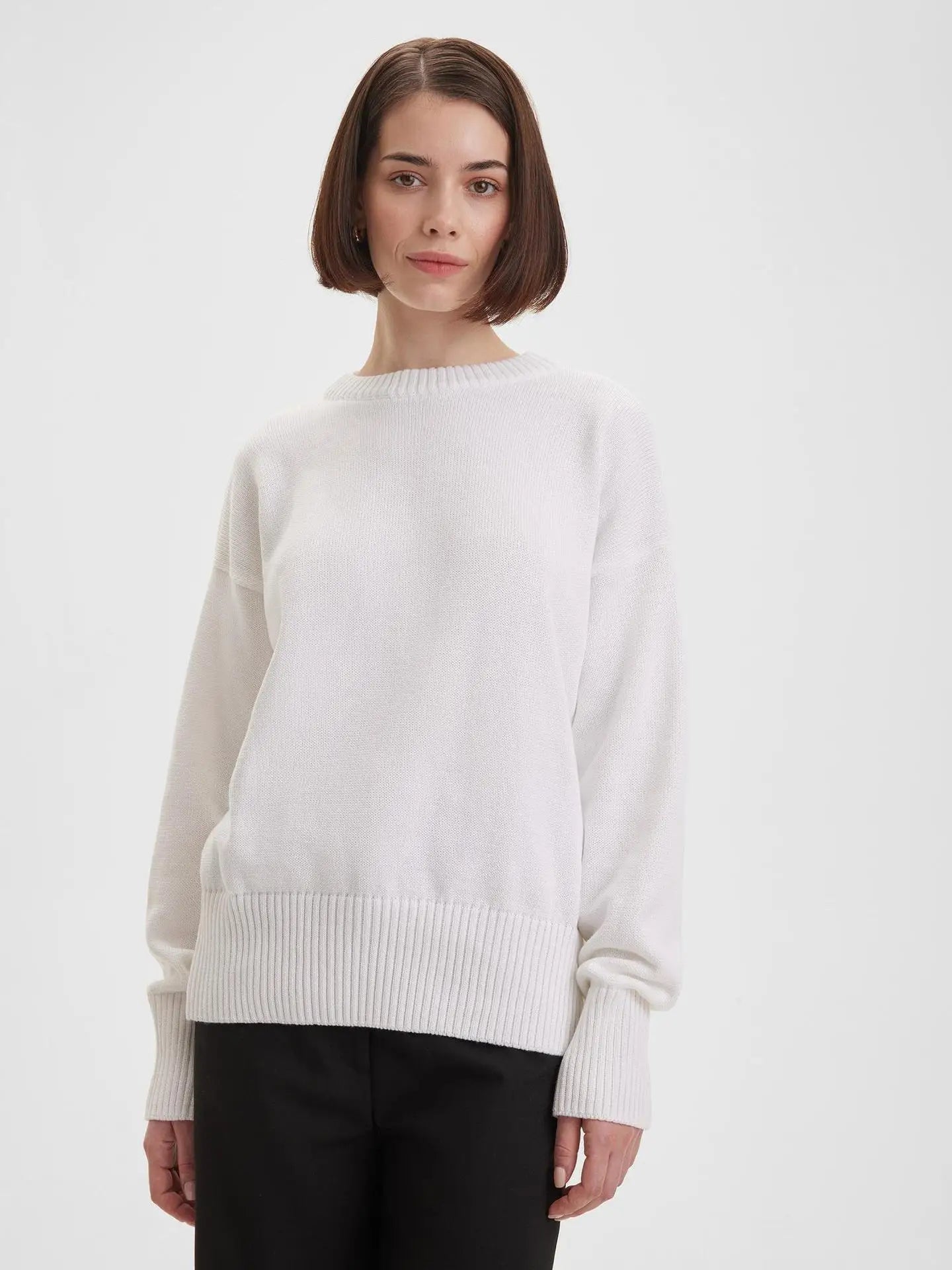 O Neck Casual Loose Sweater