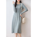 Merino Wool Knitted Sweater Dress