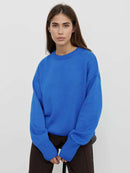 O Neck Casual Loose Sweater