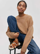 O Neck Knitted Sweater