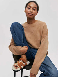 O Neck Knitted Sweater
