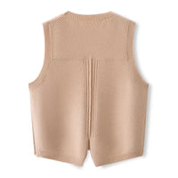 Round Neck Wool Vest