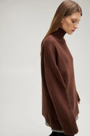 Oversized Casual Turtleneck Sweater