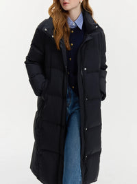 Gentle Style Mid-length Down Coat