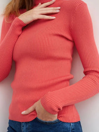 Knitted Basic Turtleneck Sweaters