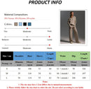 Casual Polo Neck Sweater & Wide Leg Sweatpants Set