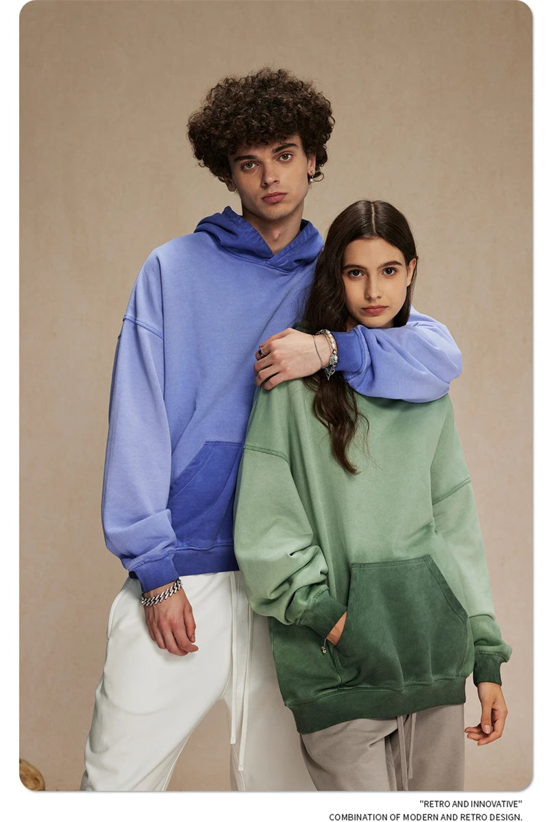 Retro Washed Cotton Hoodies