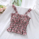 Print Folds Bohemian Sleeveless Vest