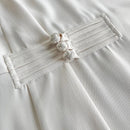 Long Sleeve V-neck Slim Waist Dress