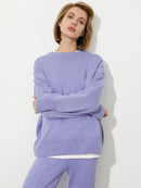 O Neck Knitted Sweater