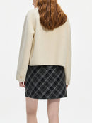Short Loose Wool Coat