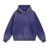 Oversized Warm Paint Distressed  Hoodies