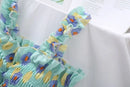 Print Folds Bohemian Sleeveless Vest