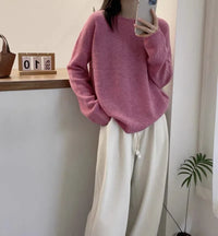 Oversized Cashmere Boatneck Sweater Gentle Herd