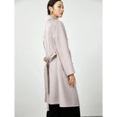 Water Ripple Double-sided Woolen Coat