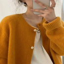 Round Neck Short Cardigan