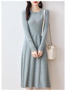 Merino Wool Knitted Sweater Dress
