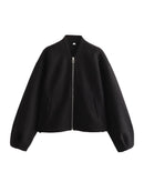 Solid Bomber Jacket
