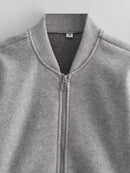 Solid Bomber Jacket