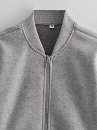 Solid Bomber Jacket