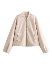Solid Bomber Jacket