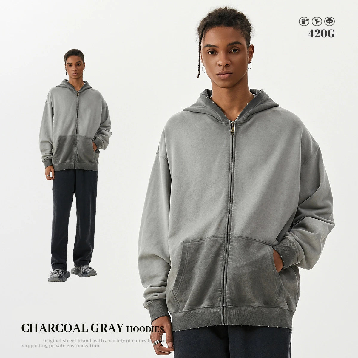 Carbon Grey / L