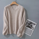 Mink Cashmere Knitted Pullover