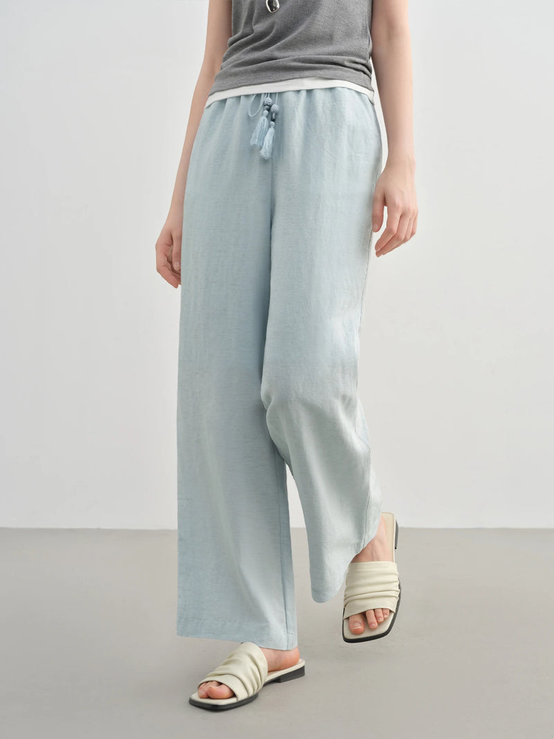 Relaxed Fit & Breathable Tencel Blend Pants