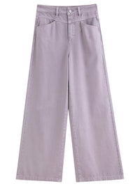 Multi-Color Straight Jeans