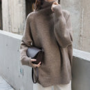 Turtleneck Loose Wool Sweater