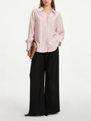Striped Design Drop Shoulder Shirt