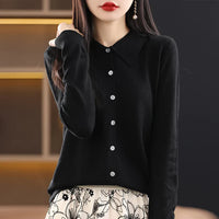 Basic Wool Shirt Cardigan