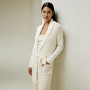 Shawl Collar Belted Merino Wool Cardigan