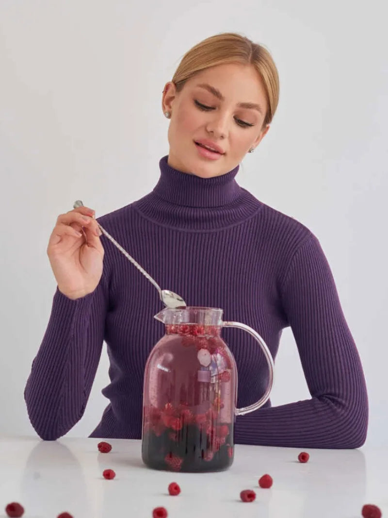 Knitted Basic Turtleneck Sweaters