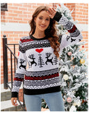 Elk Jacquard Christmas Sweater