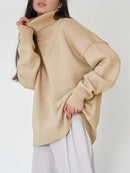 Turtleneck Oversized Pullover Sweater