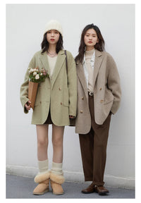 Retro Double-sided Woolen Coats