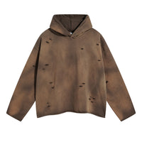 Disstressed Ripped Hoodies