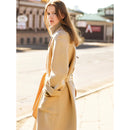 Blazer Collar With Belt Wool Coat