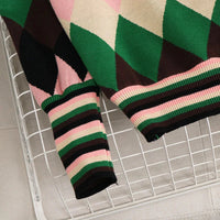 Peter Pan Collar Knitted Ugly Sweater