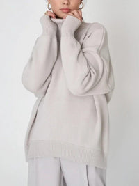Turtleneck Oversized Pullover Sweater