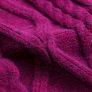 Twist Short V-Neck Single-breasted Knitted Cardigan