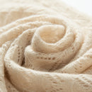 Pure Cashmere Hollow Out Long Scarf