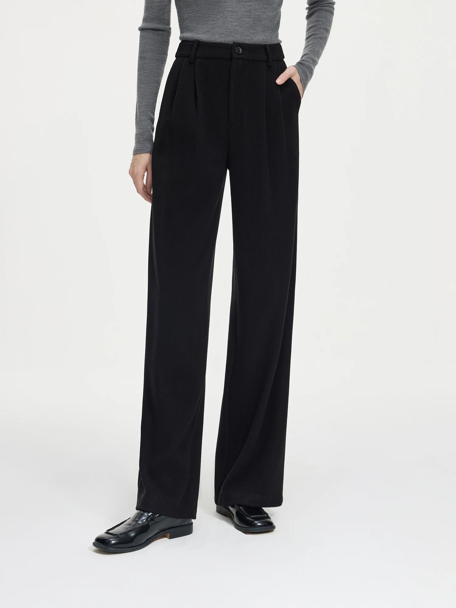 Commuter Straight Knitted Pants