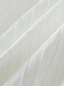 High Waist Round Neck Tie-Waist Cap Sleeve Dress