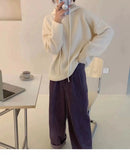 Solid 100% Cashmere Knitted Hoodie